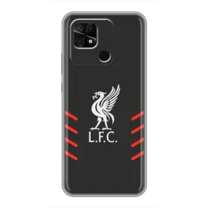 Силиконовые Чехлы принт Футбол на Xiaomi Redmi 10C (Эмблема Liverpool)