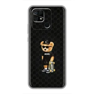 Чехлы Мишка Тедди для Редми 10с (GUCCI Teddy)