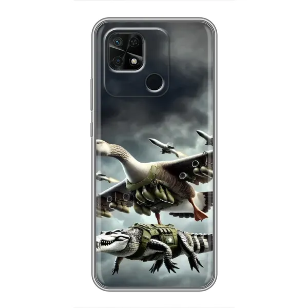 Чехол с рисунком «Гусини и крокодило» для Xiaomi Redmi 10C Чехол с рисунком «Гусини и крокодило» для Xiaomi Redmi 10C