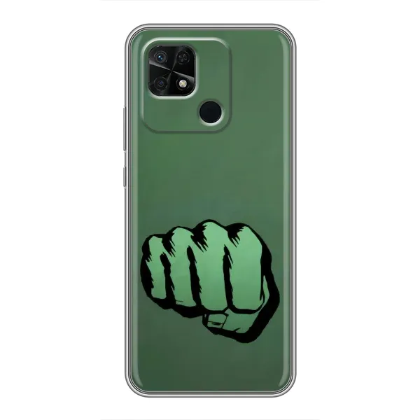 Чехол с рисунком «Халк» для Xiaomi Redmi 10C