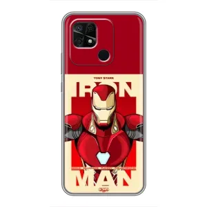 Чехол Супергерой Железный человек на Xiaomi Redmi 10C (Iron man)