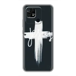 Чехлы для Редми 10с (Крест Иисуса) (Jesus)