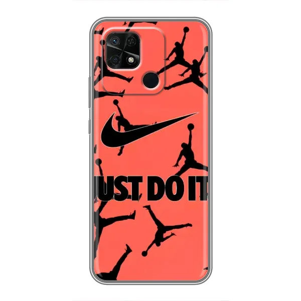 Чехол с рисунком «Just Do It» для Xiaomi Redmi 10C Чехол с рисунком «Just Do It» для Xiaomi Redmi 10C
