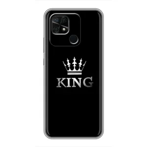 Чехол (Корона на чёрном фоне) для Редми 10с (KING)