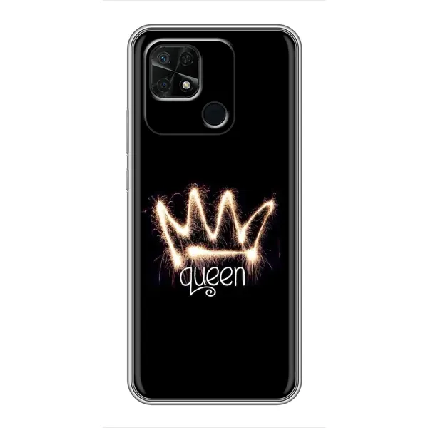 Чехол с рисунком «Корона» для Xiaomi Redmi 10C Чехол с рисунком «Корона» для Xiaomi Redmi 10C