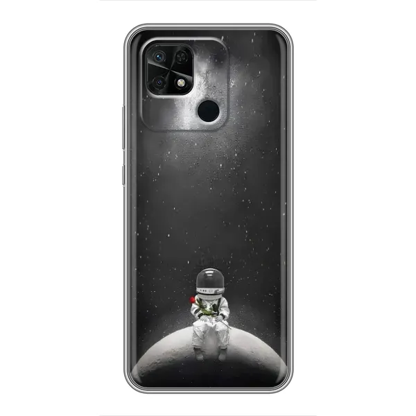 Чехол с рисунком «Космонавт романтик» для Xiaomi Redmi 10C Чехол с рисунком «Космонавт романтик» для Xiaomi Redmi 10C