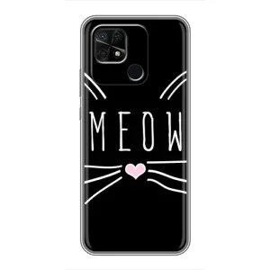 Бампер с изображением Котиков для Редми 10с (КОТИК MEOW)