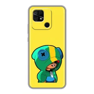 Чохол Бравл Старс для Xiaomi Redmi 10C (Леон (LEON))