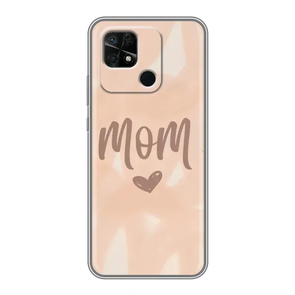 Чехол с рисунком «Love mom» для Xiaomi Redmi 10C Чехол с рисунком «Love mom» для Xiaomi Redmi 10C