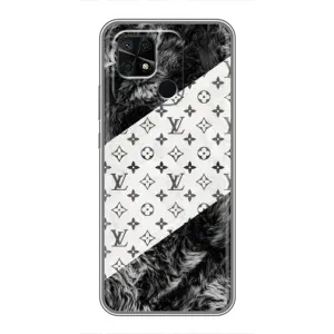 Чохол Стиль Louis Vuitton на Xiaomi Redmi 10C (LV на білому)