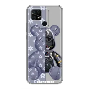 Силіконовий чохол для Xiaomi Redmi 10C (Ведмідь Louis Vuitton)