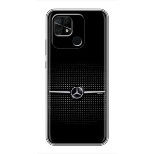 Силиконовый бампер с картинкой машины на Xiaomi Redmi 10C (Mercedes)