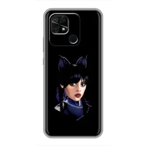 Чохол з картинкою Венсдей на Xiaomi Redmi 10C (Мила Венсдей)