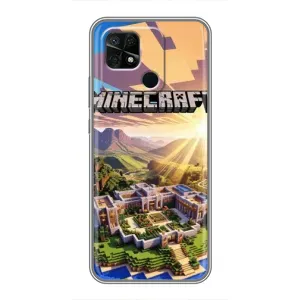 Чехол майнкрафт для Xiaomi Redmi 10C (MINECRAFT)