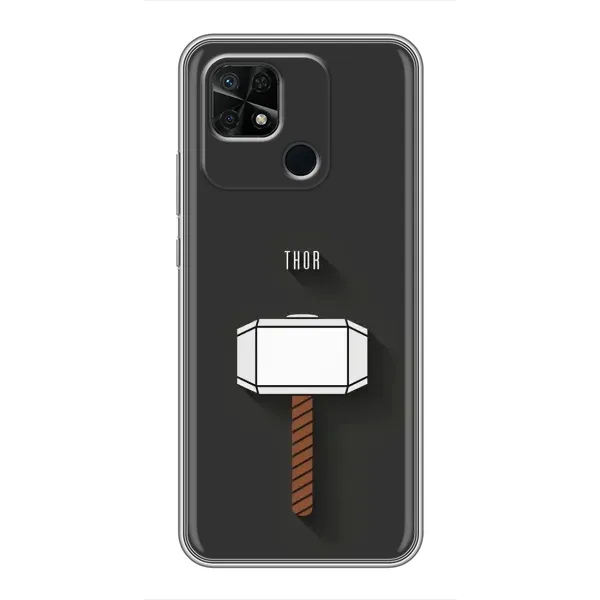 Чехол с рисунком «Молот Тора» для Xiaomi Redmi 10C