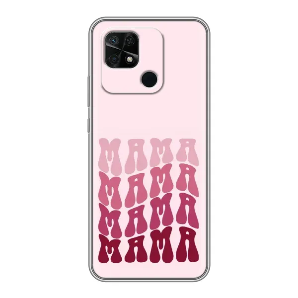 Чехол с рисунком «Надпись мама» для Xiaomi Redmi 10C Чехол с рисунком «Надпись мама» для Xiaomi Redmi 10C