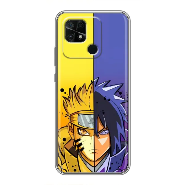 Чехол с рисунком «Naruto Vs Sasuke» для Xiaomi Redmi 10C Чехол с рисунком «Naruto Vs Sasuke» для Xiaomi Redmi 10C