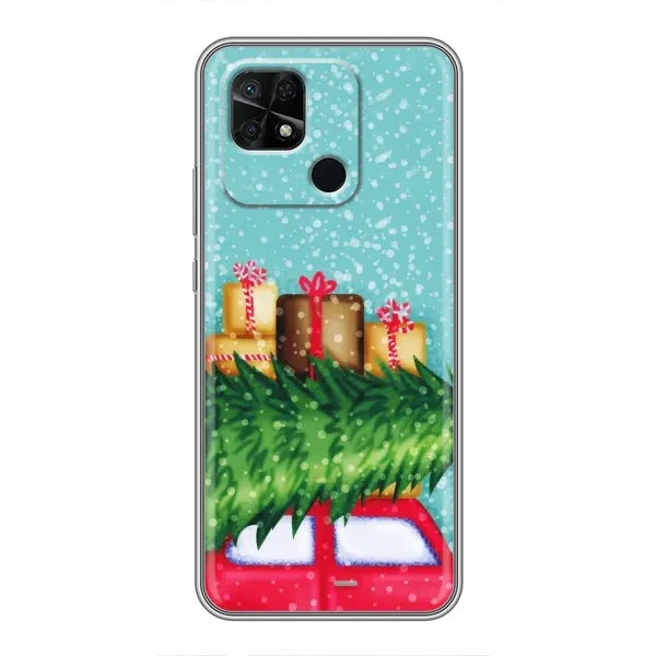 Чехол с рисунком «Новогодние подарки» для Xiaomi Redmi 10C Чехол с рисунком «Новогодние подарки» для Xiaomi Redmi 10C