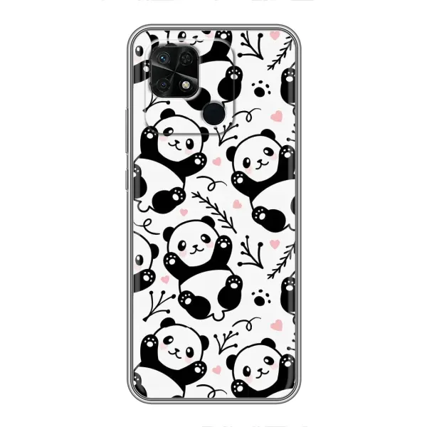 Чехол с рисунком «Пандочки» для Xiaomi Redmi 10C Чехол с рисунком «Пандочки» для Xiaomi Redmi 10C