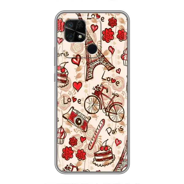Чехол с рисунком «Париж мечта» для Xiaomi Redmi 10C Чехол с рисунком «Париж мечта» для Xiaomi Redmi 10C