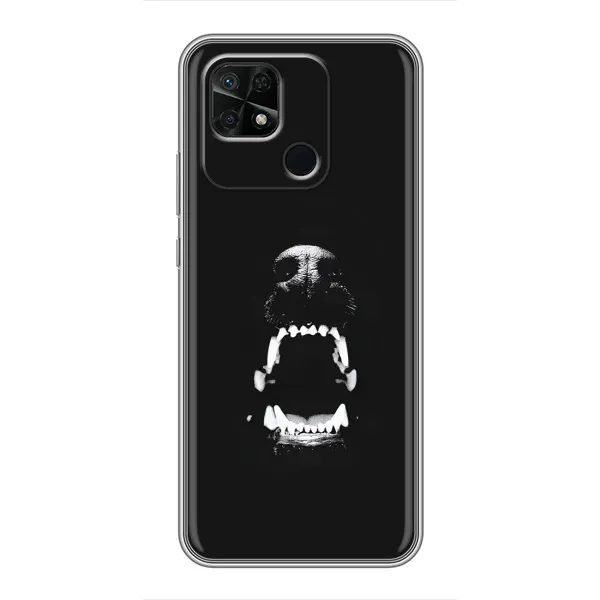 Чехол с рисунком «Пасть добермана» для Xiaomi Redmi 10C