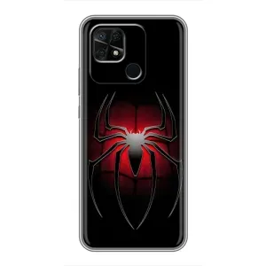 Чехол Супергерой Человека Паука на Xiaomi Redmi 10C (Паук)