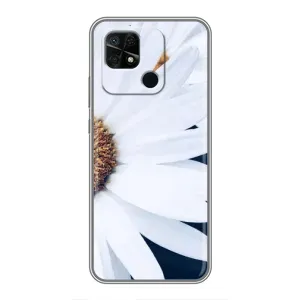 Чохол з ромашками на Xiaomi Redmi 10C (Пів ромашки)