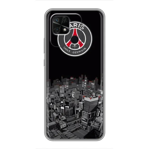 Чехол с рисунком «PSG» для Xiaomi Redmi 10C