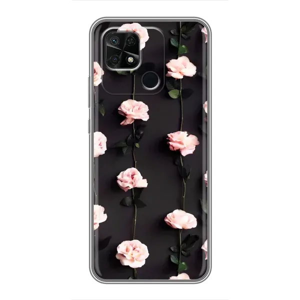 Чехол с рисунком «Розы» для Xiaomi Redmi 10C Чехол с рисунком «Розы» для Xiaomi Redmi 10C