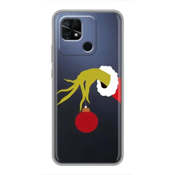 Чехол с рисунком «Рука Гринча» для Xiaomi Redmi 10C