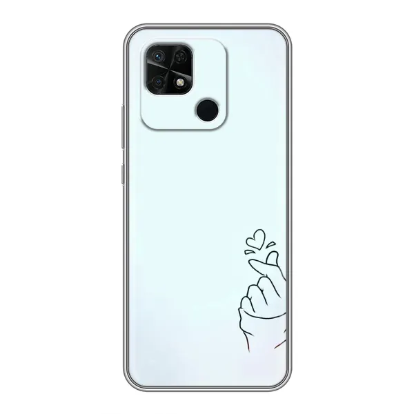 Чехол с рисунком «Сердце на голубом» для Xiaomi Redmi 10C Чехол с рисунком «Сердце на голубом» для Xiaomi Redmi 10C