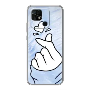 Чехлы (Знак сердечка) на Xiaomi Redmi 10C (Сердечка знак)