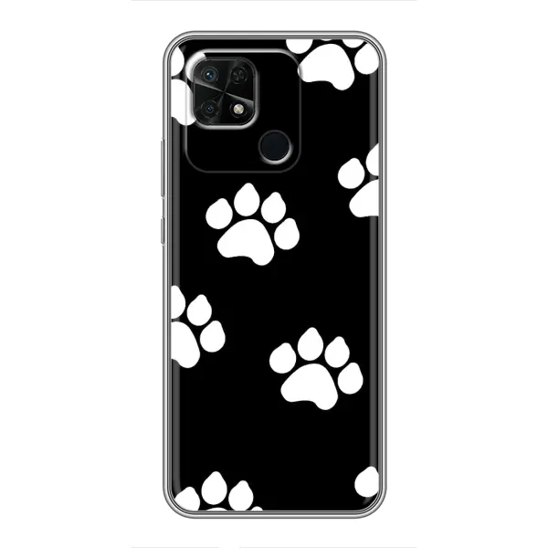 Чехол с рисунком «Следы собак» для Xiaomi Redmi 10C Чехол с рисунком «Следы собак» для Xiaomi Redmi 10C
