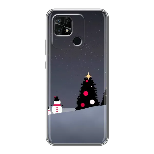 Чехол с рисунком «Снеговички» для Xiaomi Redmi 10C Чехол с рисунком «Снеговички» для Xiaomi Redmi 10C