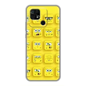 Силіконовий чохол Спанч Боб на Редмі 10с (Губка Боб)