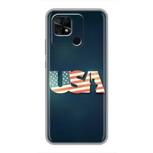 Чохол Прапор USA для Xiaomi Redmi 10C (USA)