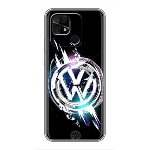 Чехол "Фольксваген" для Xiaomi Redmi 10C (Volkswagen на черном)