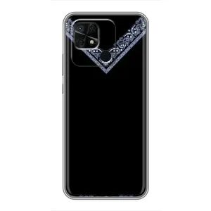 Силиконовый Чехол на Xiaomi Redmi 10C (Воротник вышиванки)