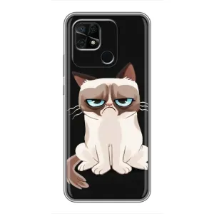 Чехол на тематику: Коты для Xiaomi Redmi 10C (Взгляд кота)