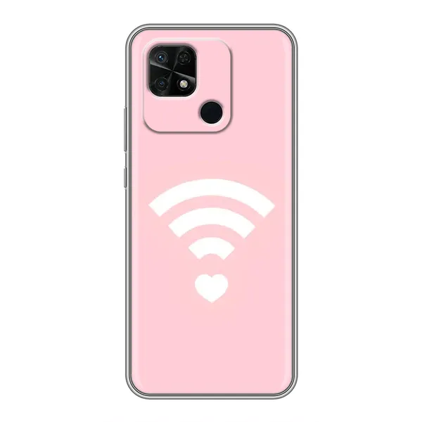Чехол с рисунком «WiFi Love» для Xiaomi Redmi 10C Чехол с рисунком «WiFi Love» для Xiaomi Redmi 10C