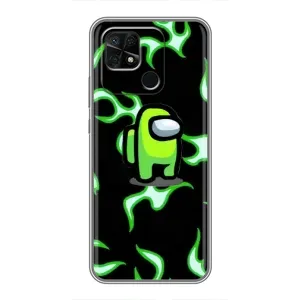 Чехол "Амонг Ас" для Редми 10с (Яркий игрок)