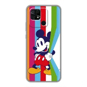 Чохли з принтом Міккі Маус на Xiaomi Redmi 10C (Яскравий Миккі)