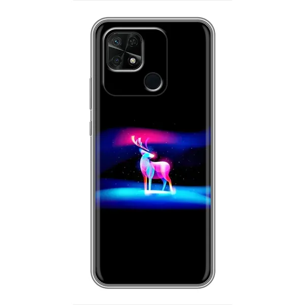 Чехол с рисунком «Яркий олень» для Xiaomi Redmi 10C Чехол с рисунком «Яркий олень» для Xiaomi Redmi 10C