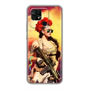 ЗСУ Чехлы (TPU) для Xiaomi Redmi 10C (Женщина солдат)