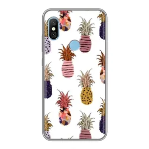 Чехол с изображением вкусной еды для Xiaomi Redmi 6 pro (Ананасы)
