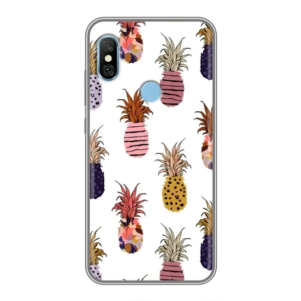 Чехол с рисунком «Ананасы» для Xiaomi Redmi 6 pro Чехол с рисунком «Ананасы» для Xiaomi Redmi 6 pro