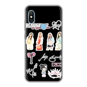 Чехлы с картинкой для Xiaomi Redmi 6 pro (Арт блэкпинг)