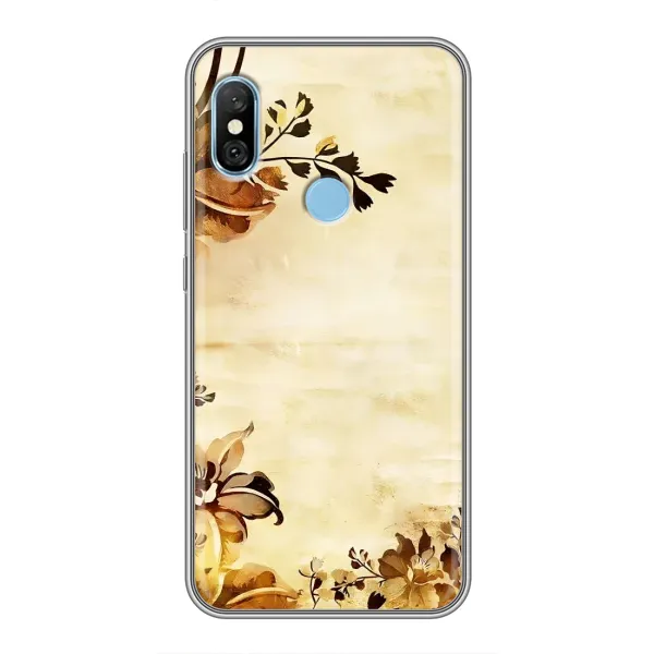 Чехол с рисунком «Арт-цветы» для Xiaomi Redmi 6 pro Чехол с рисунком «Арт-цветы» для Xiaomi Redmi 6 pro