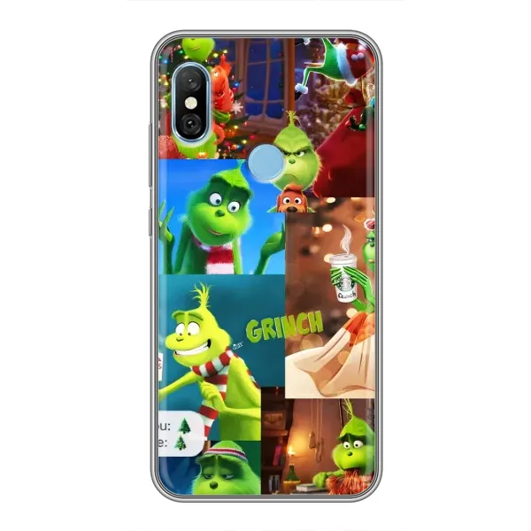Чехол с рисунком «Арт Гринч» для Xiaomi Redmi 6 pro Чехол с рисунком «Арт Гринч» для Xiaomi Redmi 6 pro