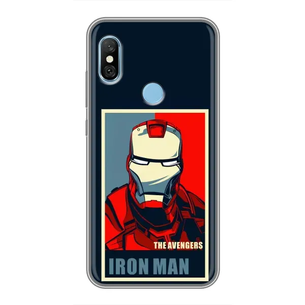Чехол с рисунком «Art Iron man» для Xiaomi Redmi 6 pro Чехол с рисунком «Art Iron man» для Xiaomi Redmi 6 pro
